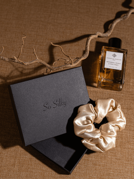 Plaukų gumytė - Šampano kreminės spalvos