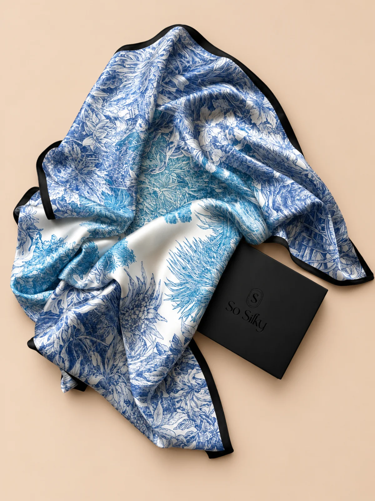 Untitled design (14) Blue Paradise 68x68cm - Image 1